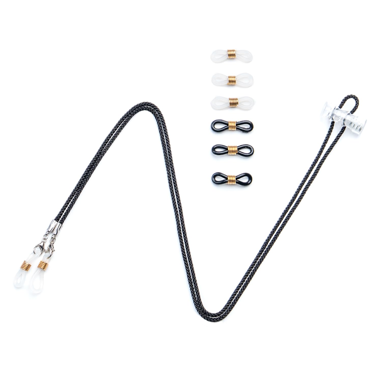 Otoadd Hearing Aid & Hearing Amplifier Care Kit for Seniors – Anti-Drop Strap (Black) and 8 O-Rings to Keep Devices Secure and Prevent Loss