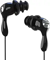 Fones de ouvido subaquáticos IPx8 à prova d'água para natação, mergulho, spa de hidromassagem, fone de ouvido de mergulho livre (preto e prata)