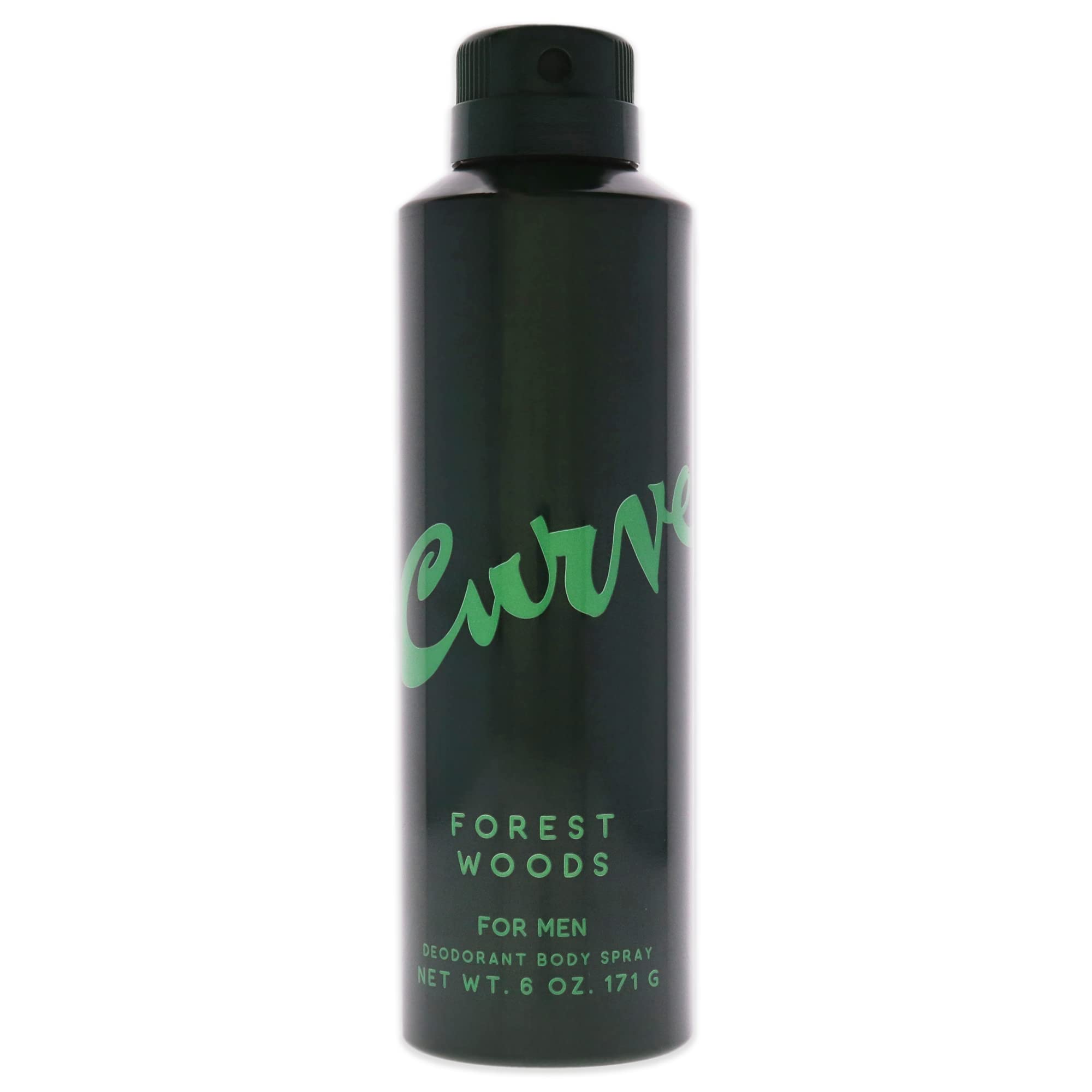 Curve Forest Woods Men's Deodorant Fragrance Spray, 6.0 fl oz