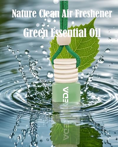 Image of ikeda fragrance Car Air Freshener 4ml Car Scents | 6pcs 45-Days Keep Fragrance | Automotive Hanging Diffuser Bottles | Remove Auto Odor Long-Lasting Fresh Air for Home Deodorize (Tea, 6pcs)