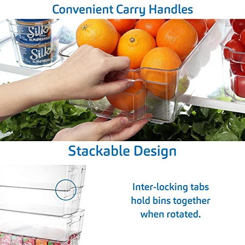 Storagebud Fridge Organizer - 6 Pieces Refrigerator Organizer Bins - Pantry Organization And Storage For Fridge & Refrigerator- Bpa Free Freezer Organizer Bins #TOP2