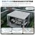 MELLCOM Louvered Pergola 10x12, Outdoor Rustproof Shelter with Adjustable Roof, Aluminum Gazebo with Waterproof Curtains and Netting for Patio Deck, White