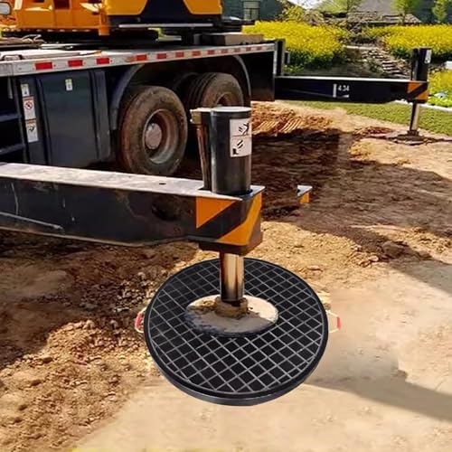 Coussin de vérin stabilisateur en polyéthylène haute densité pour remorque