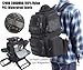 ADUSASA Gun range backpack Holds 6 full size pistols,Pistol range bag with 11 magazine slots,Suitable for training Pistol bag(Black)