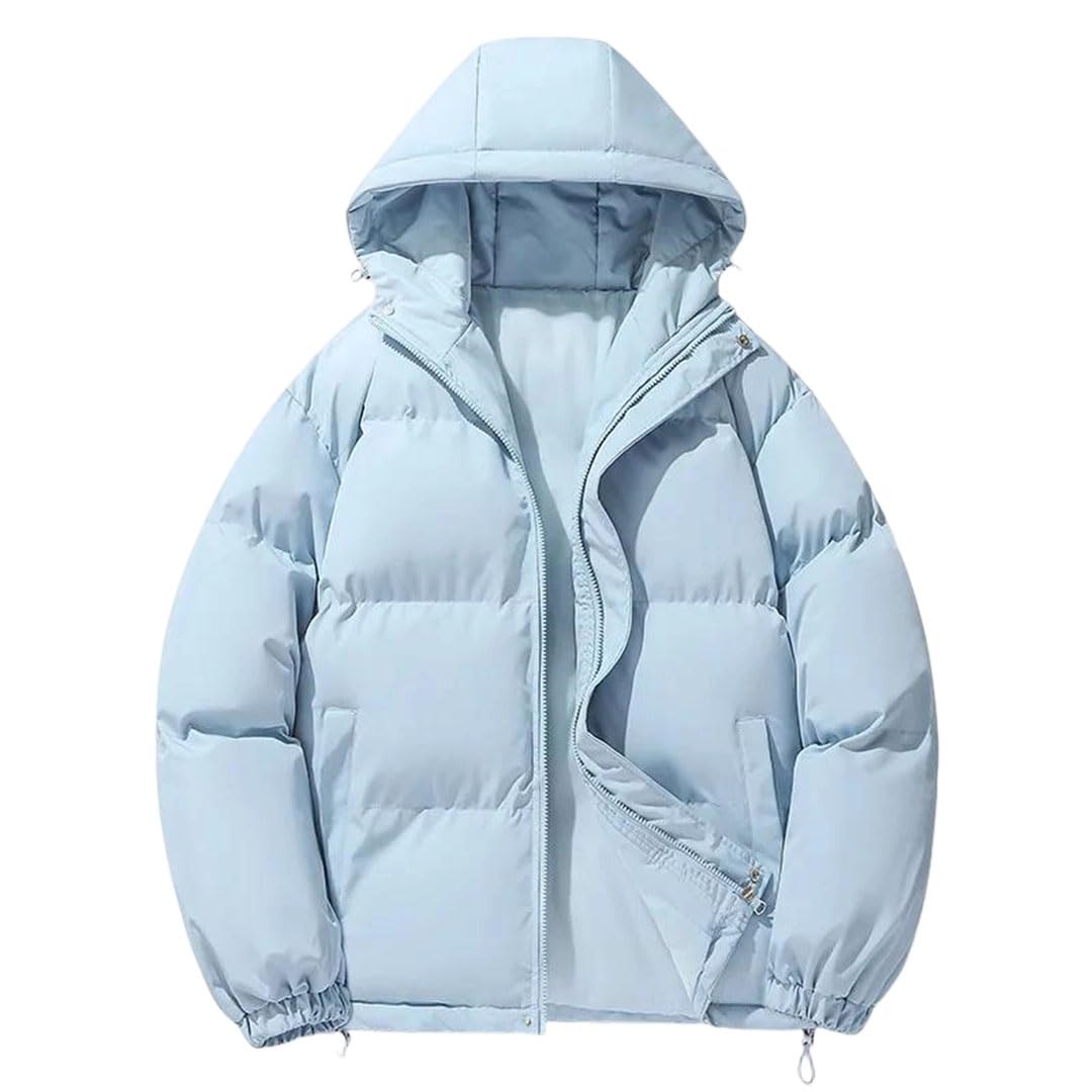 Doudoune homme en coton et duvet ample pour contrer le froid