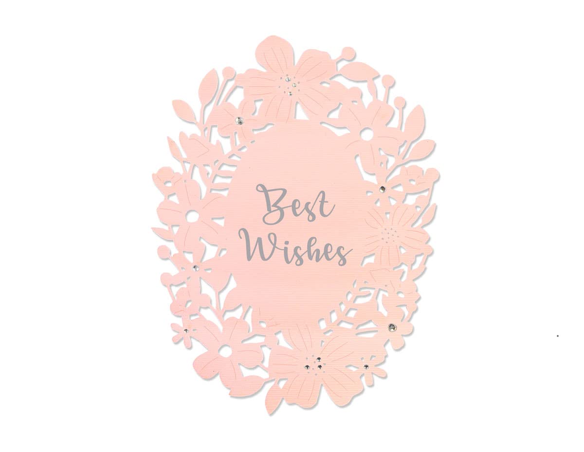 Sizzix Blossom Frame Thinlits Die, Metal, Multi-Colour, 26 x 13 x 0.2 cm, 662856