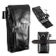 moonster Handy Gürteltasche Herren Leder – Gürteltasche Handy aus Echtem Büffelleder – 19 cm x 8 cm Handy Gürteltasche Leder Herren für Große Smartphones – Sichere & Langlebige Gürteltasche Leder