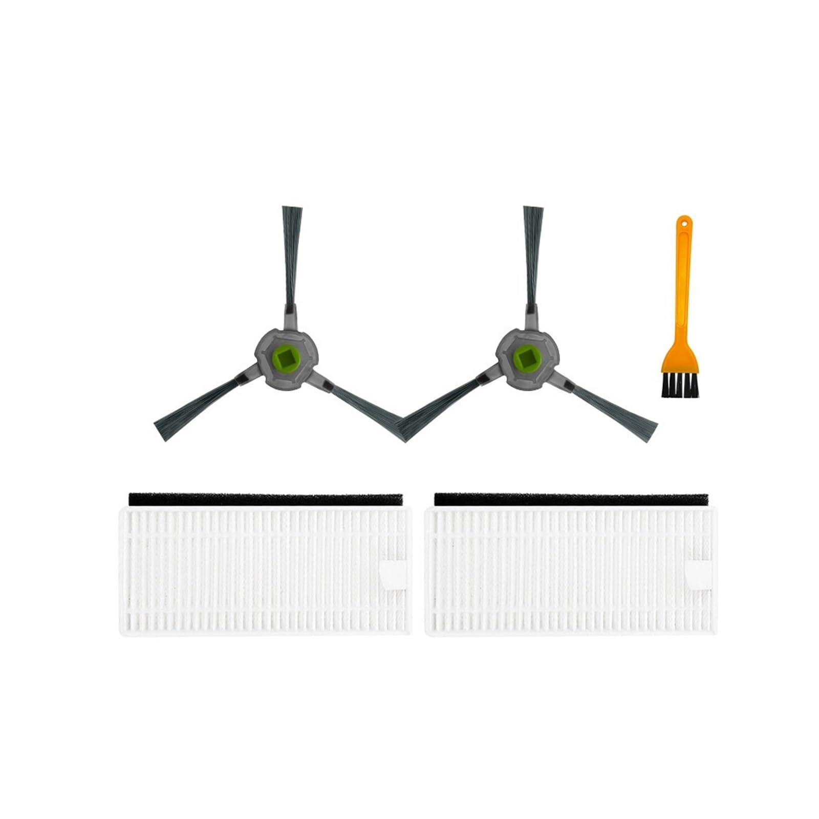 Kit Accessori Per Aspirapolvere Robot - 4 Filtri E 1 Spazzola Di Pulizia