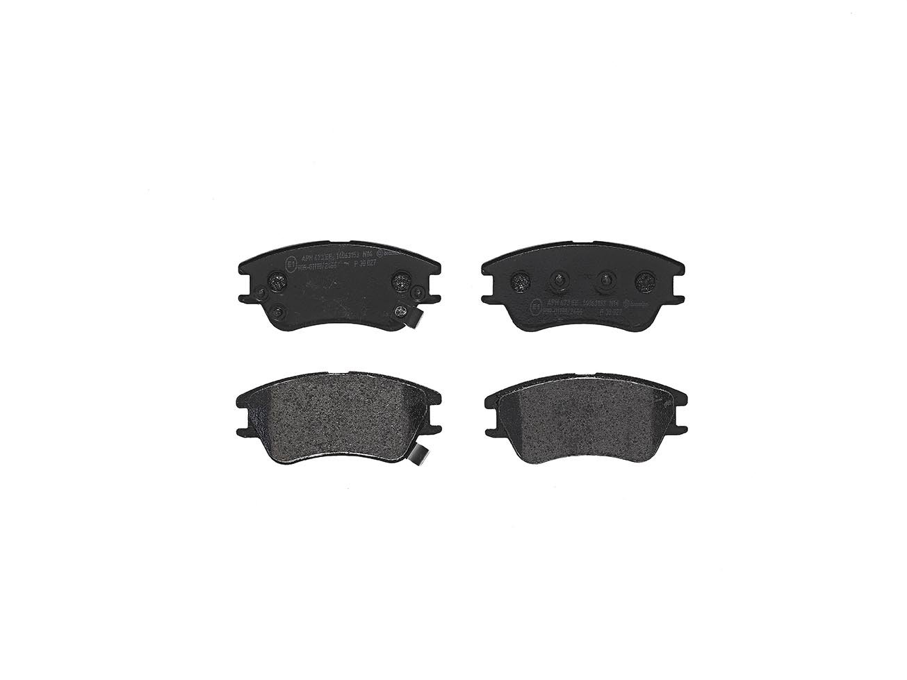 Front BREMBO P 30 027 Brake Pad Set, disc brake for DODGE,HYUNDAI