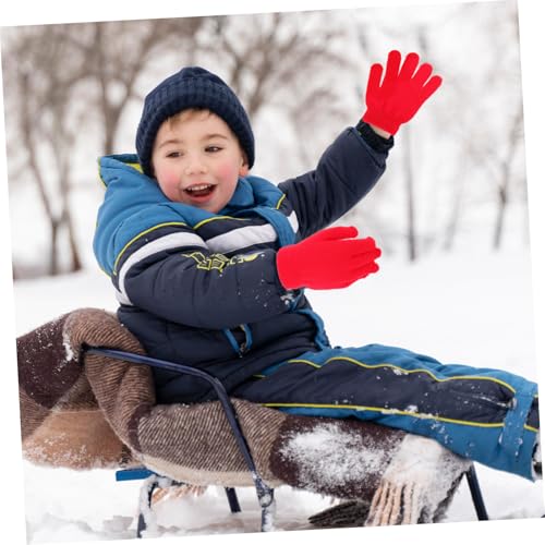 Warm Knitted Gloves for Autumn and Winter Full Finger Design for Ages Lightweight and Washable for Outdoor4