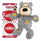 KONG Wild Knots Bear & Signature Balls (2 Pack) - Soft Bear Chew Toy with Rope Interior - Durable Dog Balls for Fetch - for Large Dogs