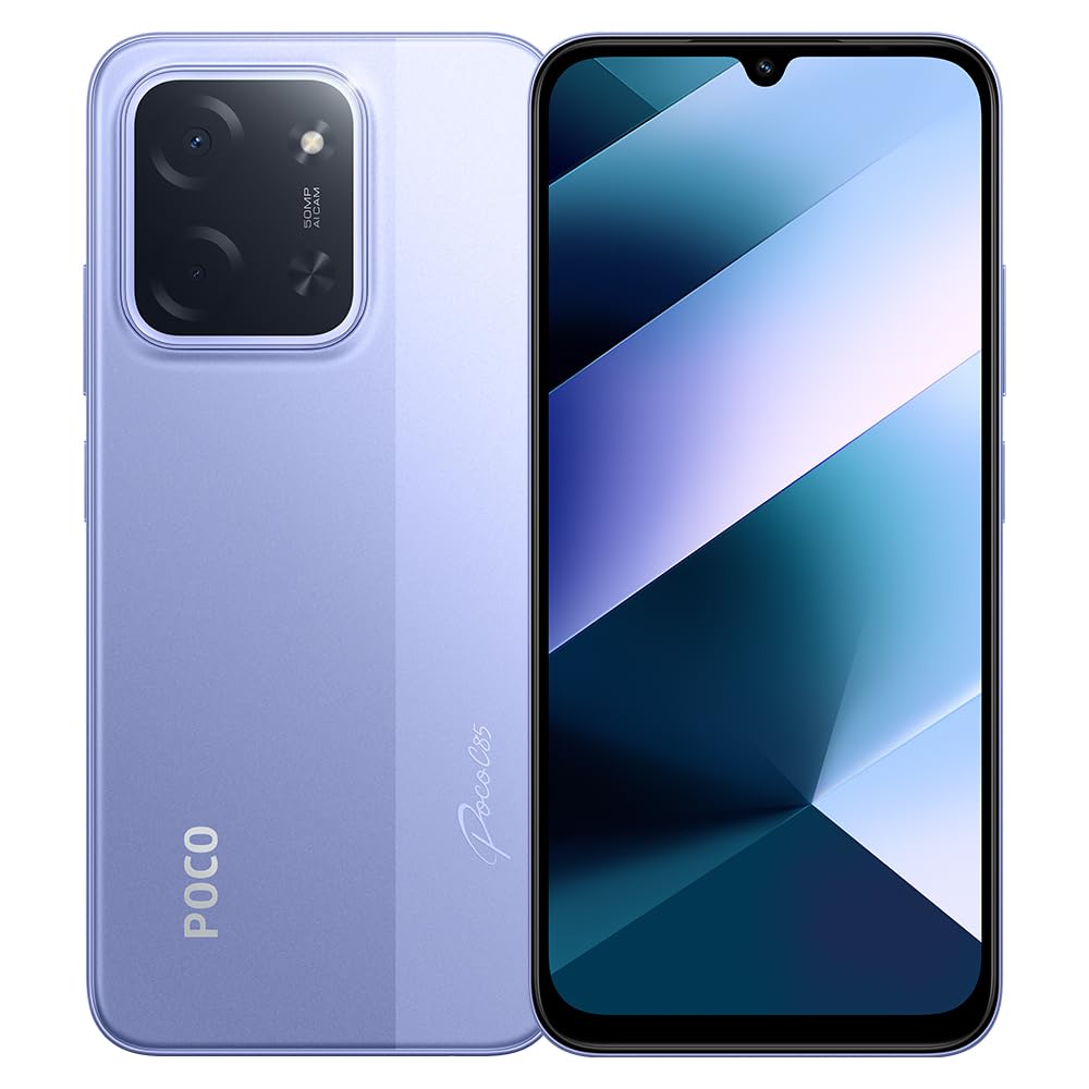 schermo cellulare xiaomi poco c85 6gb 128gb purpureo