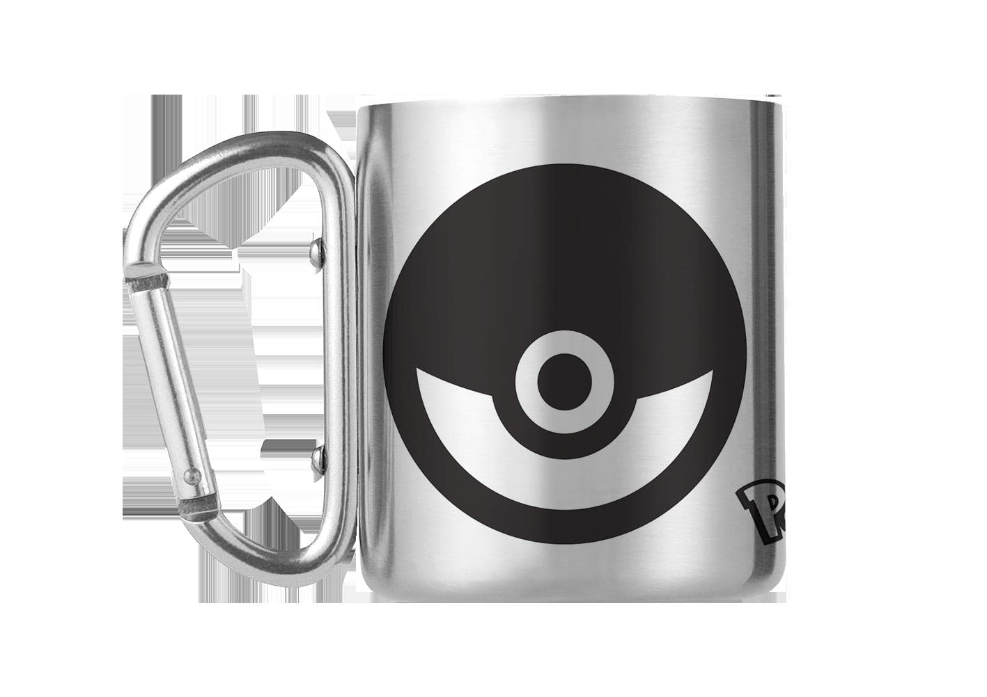 GB Eye Unisex's Pokemon Pokeball Carabiner Camping Mug, Multi-Coloured, 8oz