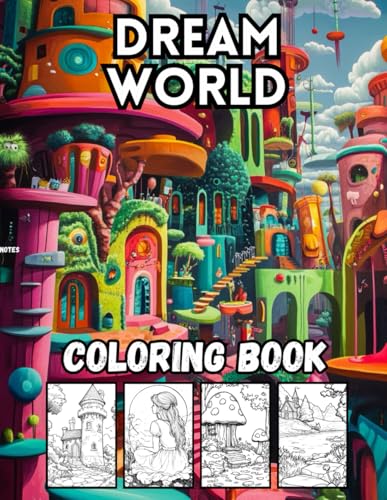 Dream World: 40 Big and Whimsical Fantasy Designs for Kids
