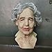 Kapihi Halloween Mask Realistic Old Man Mask Creepy Human Latex Mask,Scary Wrinkle Halloween Cosplay Costume Mask Party Props (A)