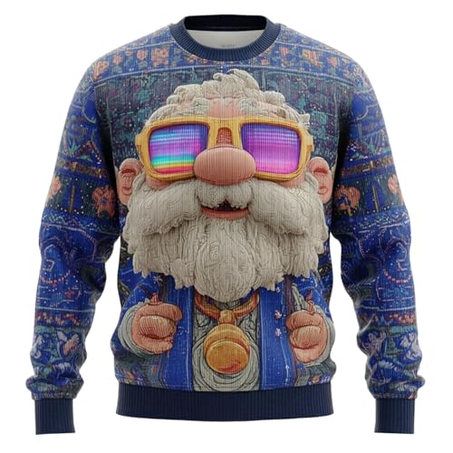 Sweat-shirt tricoté homme pour des vacances et loisirs au chaud