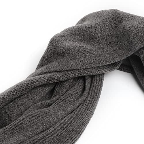 Fall Winter Scarfs For Women And Mens Cold Weather Chunky Knit Scarf Warm Thick Scarf Long Large Oversized Scarves (Dark Beige) #TOP3