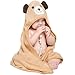 MINIBOO Hooded Baby Towels for Newborn & Toddler - Super Soft Baby Bath Towels with Hood, Highly Absorbent Viscose Made from Bamboo Hooded Towel for Boys, Girls, Newborn Essentials