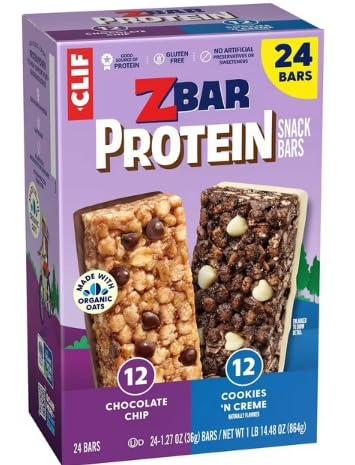 Zbarr Protein Snack Bar Gluten Free, Variety Pack, 24 pk.