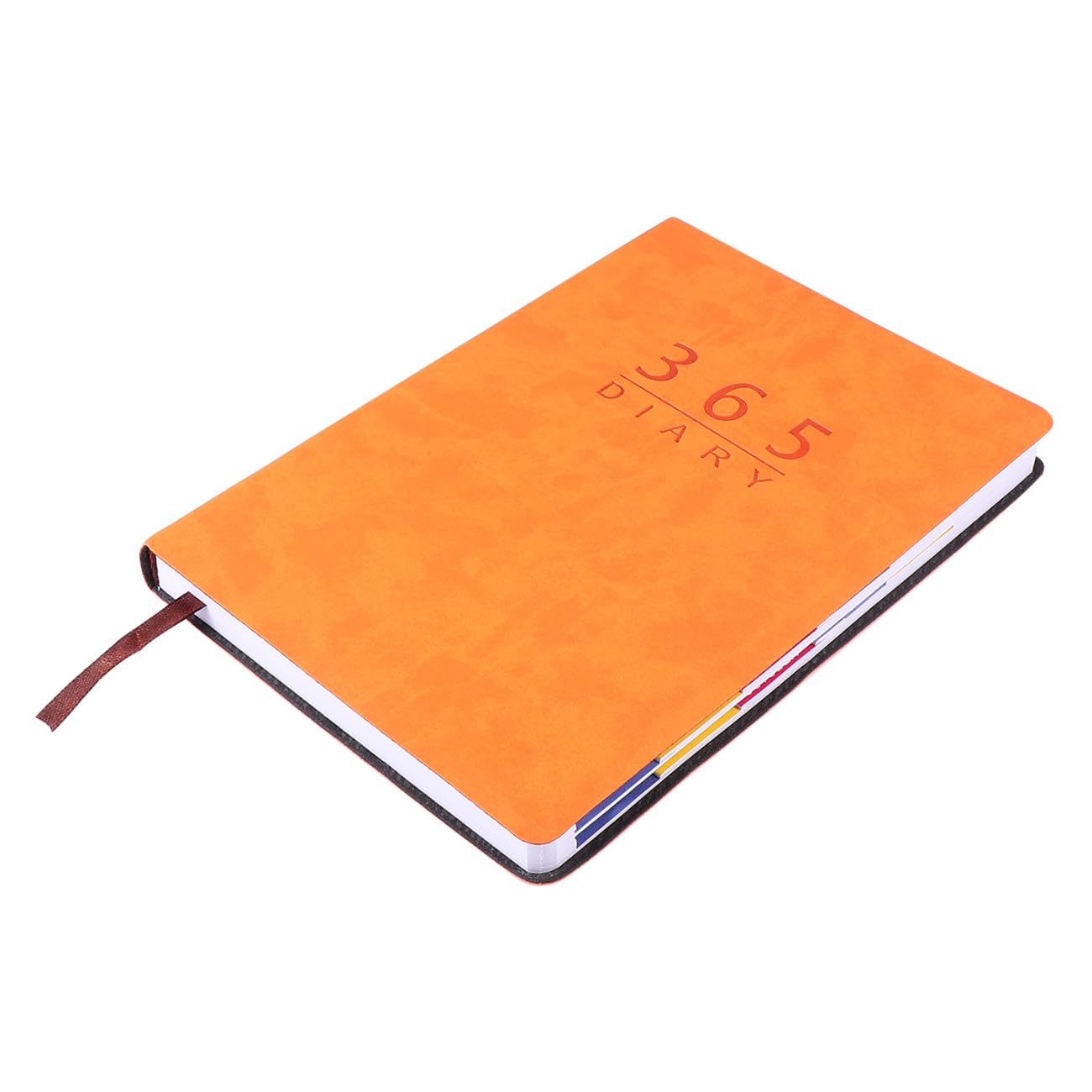 STOBOK 3 Pz taccuini diario a5 - Notebook giornaliero calendario cancellabile a secco Taccuino dell'agenda settimanale ufficio materiale scolastico cancelleria per studenti Orange