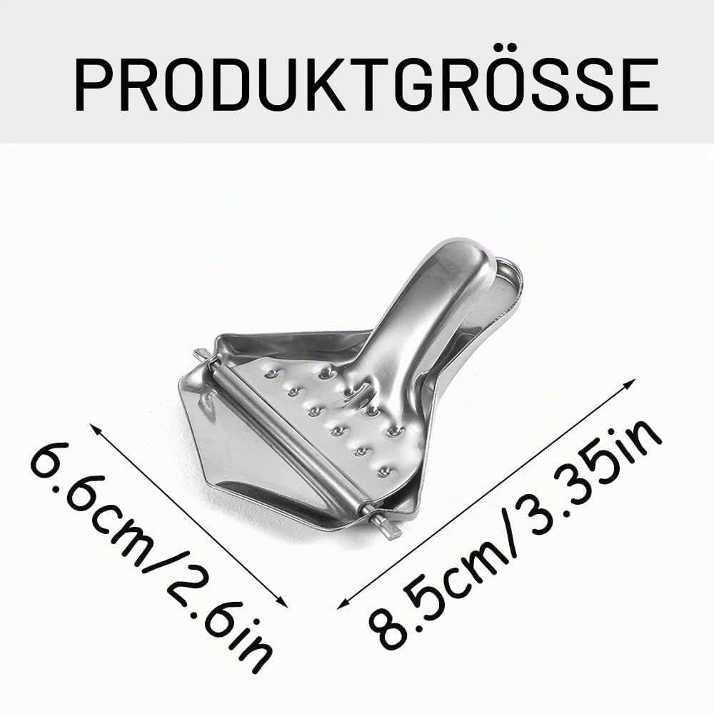 Zitronenschnitzelpresse,2 PCS Handbuch Entsafter Kleine Zitruspresse Handheld Zitronenpresse aus Edelstahl Orangenpresse Manuell Saft Wedge Werkzeuge Küche Zitronenkeilpresse