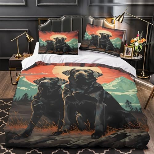Housse de couette chat noir pour une ambiance de jardin magique