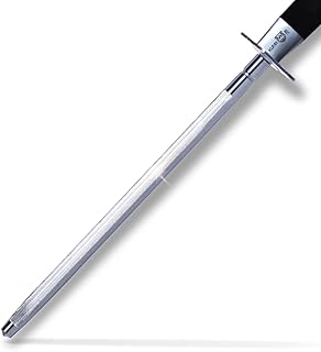 Kitchen Knife Sharpener - USER FRIENDLY - 8 Inch Steel Honing Rod for Sharpening your Chef's Knife, Carving Knife, Chopping Knives, And More! - Easily Hone & Recover Your Sharp Edge Today!