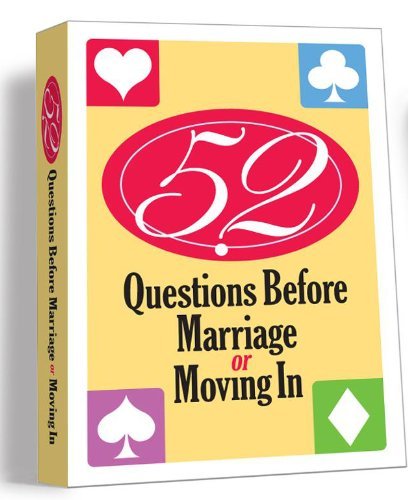 52 Questions Before Marriage or Moving in Card Deck