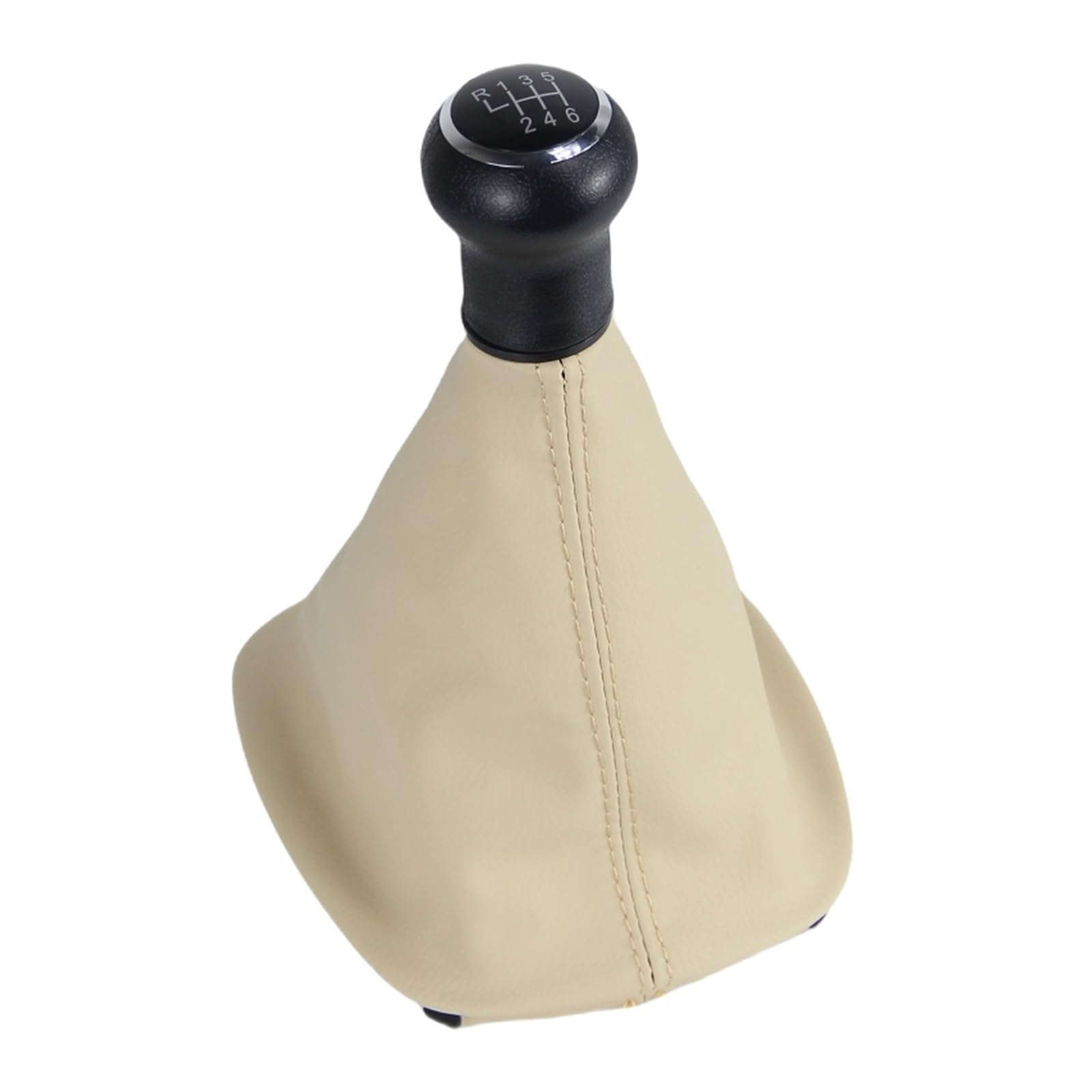 Htvtkrfgrl 6 Speed Beige Gear Stick Knob For Vw Stylish