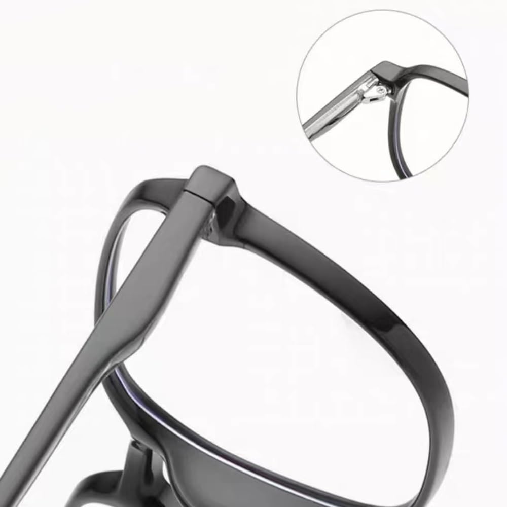 NILZA Photochrome Lesesonnenbrille Große Gläser Quadratische Sonnenbrille Progressive Multifokale Lesebrille Sonnenleser UV Schutz (Size : +3.0)