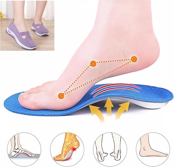 Summer Breathable Non-Slip Soft Sole Elderly Shoes, Diabetes Shoes Walking Slip-On Flat Soft Shoes for Midd2