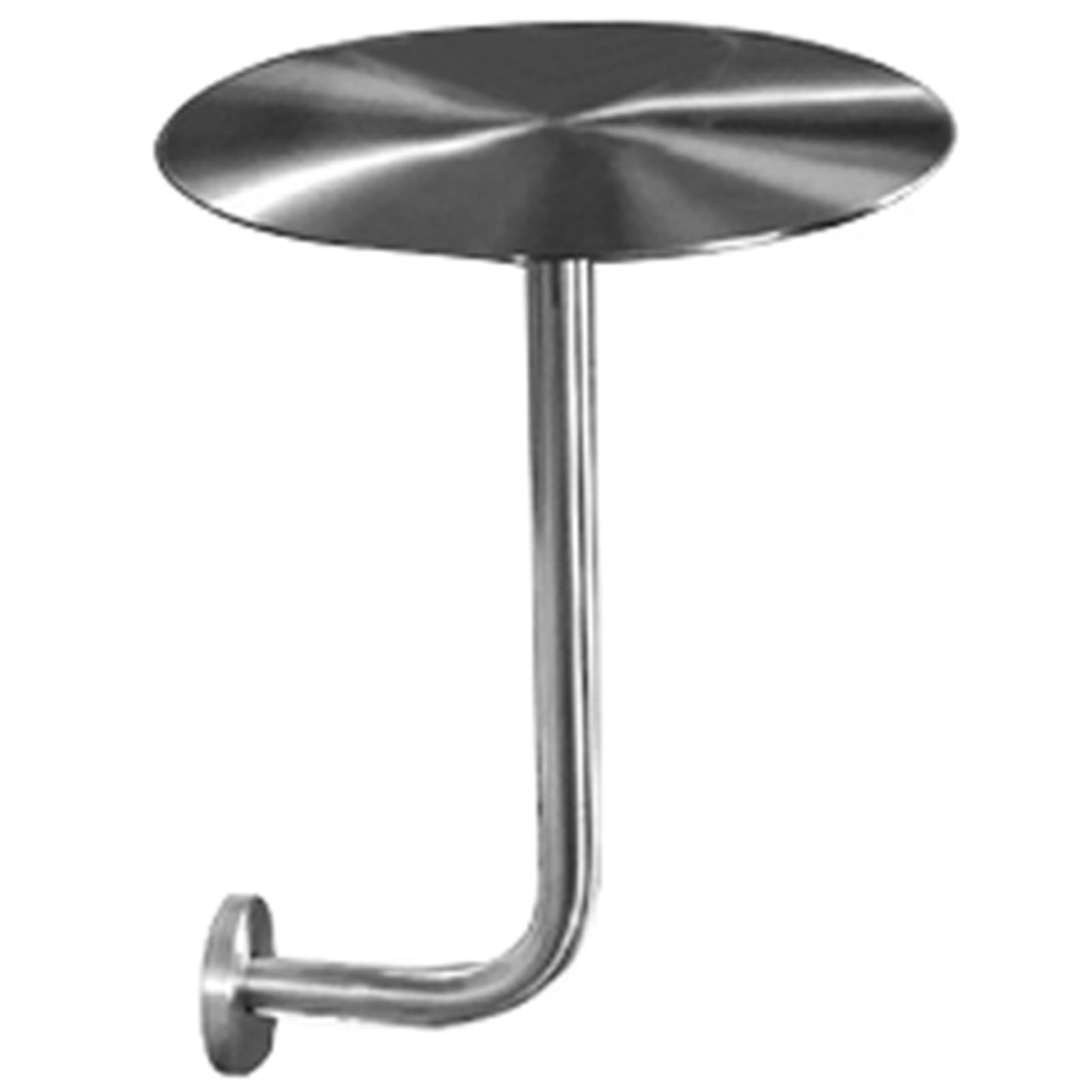 Mesa de cóctel circular de pared para salones modernos y zonas de barra domésticas en acero