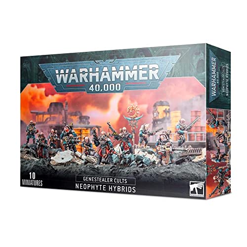 Games Workshop 99120117004" Warhammer 40,000 Gene Stealer Cults Neophyte Hybrids Action Figure for 12 years to 99 years by Games Workshop - Used condition - US$43.72