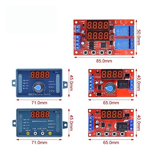 Module de relais temporisé 5V avec boîtier et interrupteur cycle d'impulsion - 5