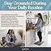 Grounding Mat for Feet, Sleep Improvement, Back Pain Relief, Muscle Relaxation & Stress, Earthing Pads for Bed, Ground for Desk, Earth Mats, Bedding Pad (24''X16'')