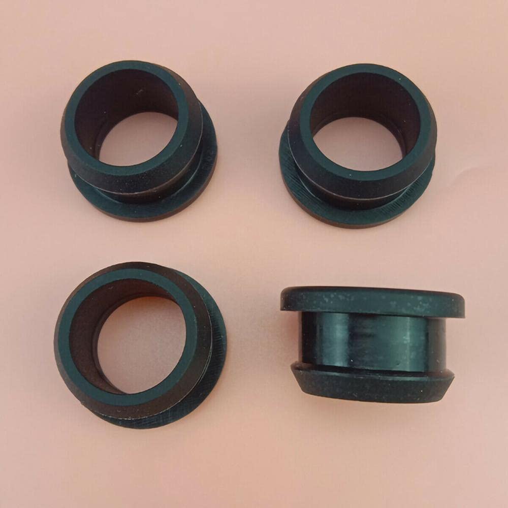 Gummistopfen, 1/2/5 Stück weiße Silikonkautschuk-Einrasttülle 4,5–50,6 mm Lochstopfen Endkappen Bung Drahtkabel schützen Busch(2pcs,22Mm(Bore 17.5))
