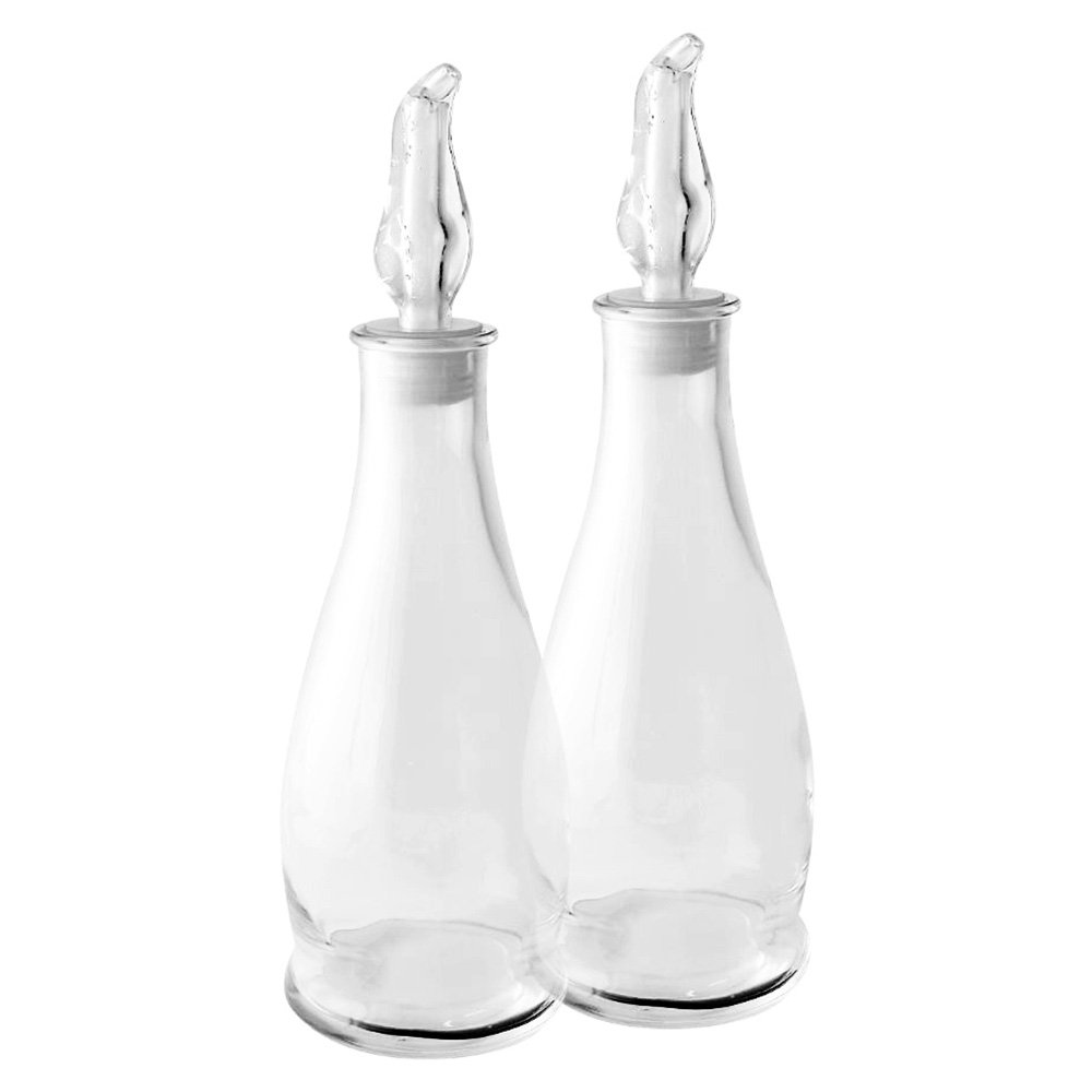 Bottiglia Olio/Aceto Indro 2 Pezzi Con Tappo Antigoccia