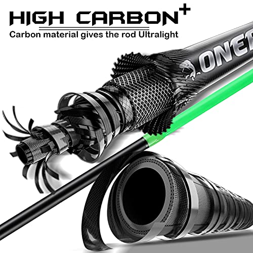 Canne à pêche et moulinet casting anti-perruque en carbone 24T - 4