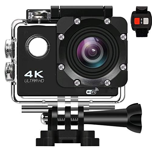 4K WiFi Action Cam/Kamera Ultra HD Unterwasserkamera 16MP 30m Unterwasser wasserdichte Sportkamera 173 ° Weitwinkel Camcorder mit
