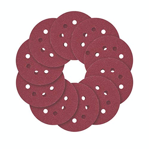 Image of iBELL Sanding Disc 180mm (7 inch) with 8 Holes for Dust Vacuum 180 Grit (10Pcs Pack)