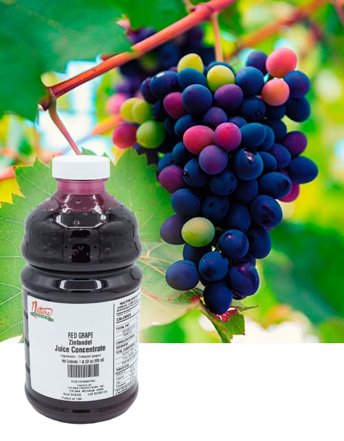 Miniatura 2 de Nature Blessed Concentrado de jugo de uva roja de Zinfandel 100% puro - 1 cuarto de galón (botella de 132 fl oz), aplicaciones elaboración de vino