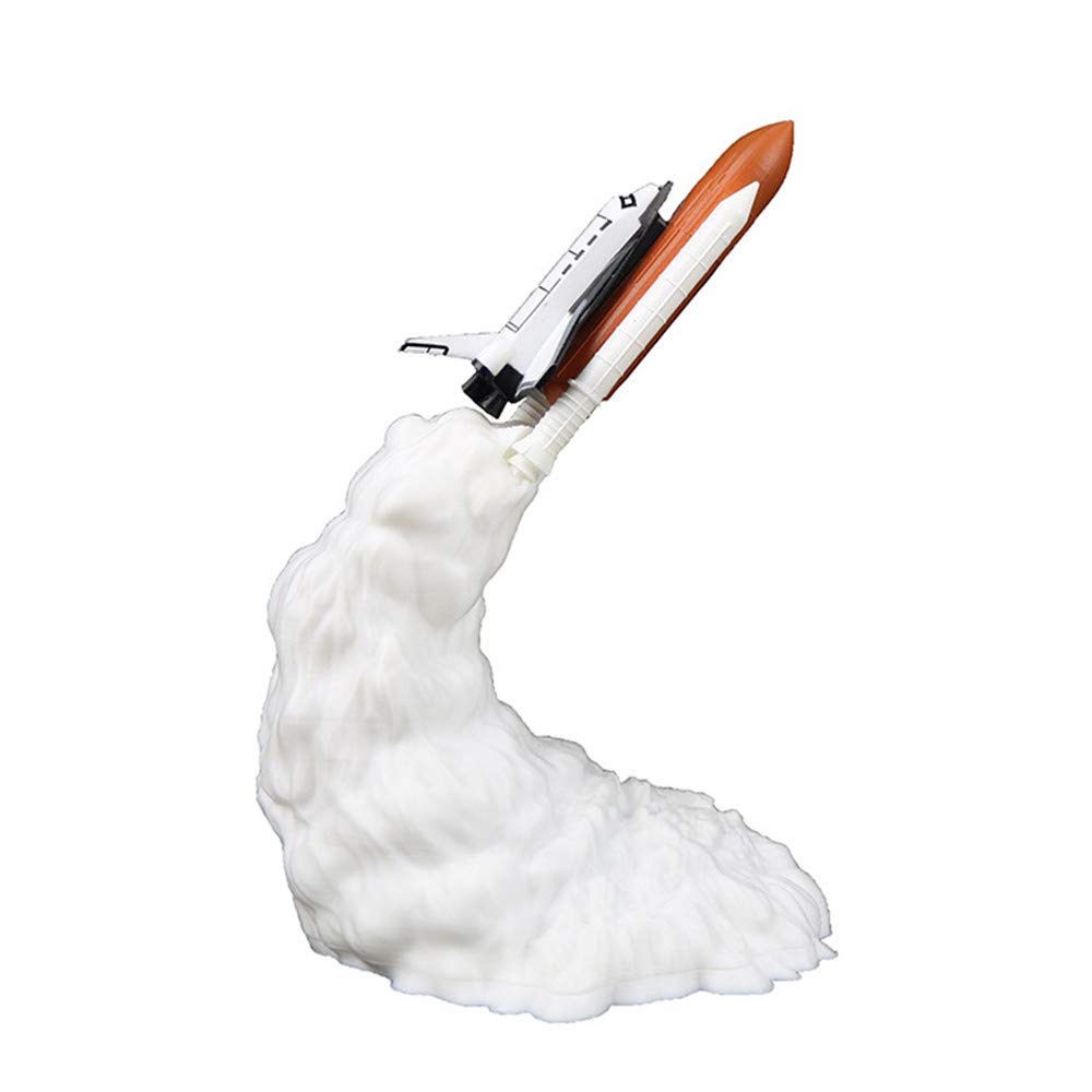 SUCADA Lamps， 3D Lights Moon Rocket, Space Shuttle Lights, Smart Home, Night Light