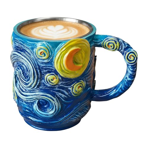 Taza de café de acero inoxidable, a prueba de fugas, taza de café térmica de doble pared, para té frío caliente, bebida de leche, hogar, oficina, escuela, camping, viajes, cumpleaños, vacaciones