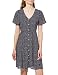 Produktbild ONLY Damen Onlsonja Life S/S Dress Noos Wvn Kleid, Night Sky/AOP:DOT W MACADAMIA, 38 (Herstellergröße: M)