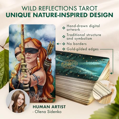 Amazon.com: Wyspell Feminine Tarot Deck + Wild Reflections Tarot