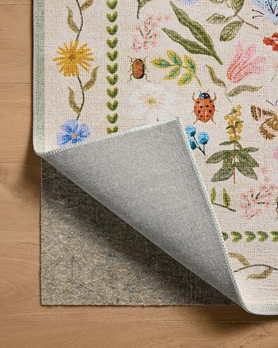Tapete decorativo floral Loloi Canopy 2'3" x 3'9" miniatura 5