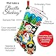 Bucilla, Elegantes Patchwork-Weihnachtsstrumpf-Set, Filzapplikation, 45,7 cm (89261E)