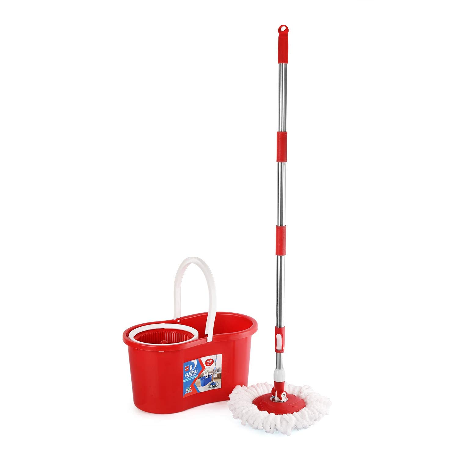 Kleeno Spin Mop Set - Compact & Easy Cleaning -9 Kleeno Spin Mop Set - Compact & Easy Cleaning -9