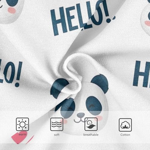 Cute Panda White Girls Underwear Toddler 2t Cotton Girl Panties Cute Animals Briefs Undies Kids3