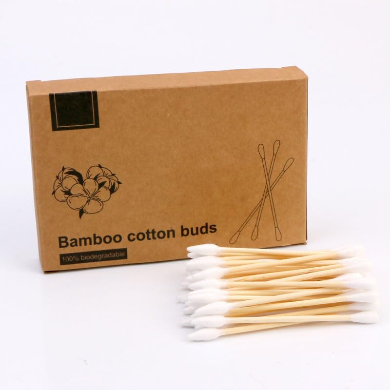 COTTON SWABS bamboo cotton swabs (green)